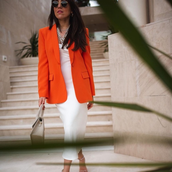 ZARA Cut Out Dress Chain Strap White - Picture 5 of 13